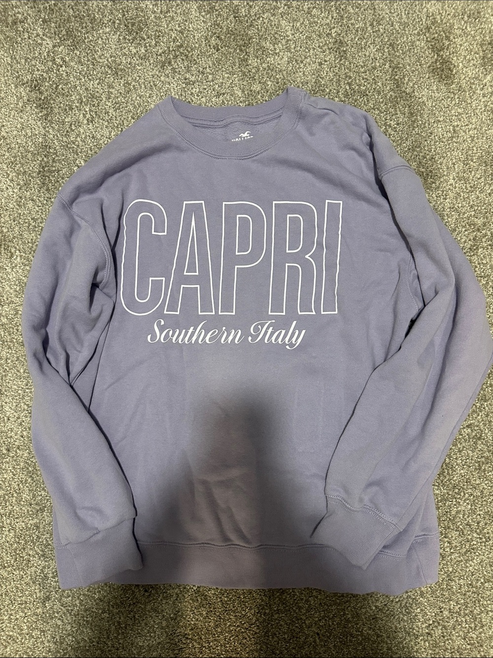 CAPRI Southern Italy Crewneck Sweatshirt - Lavender Hollister